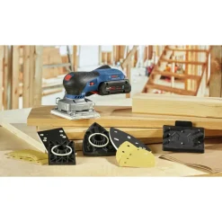 Factory Reconditioned Bosch 18V Brushless Lithium-Ion Cordless Sheet Orbital Finishing Sander (Tool Only)