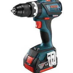 Factory Reconditioned Bosch 18V EC Brushless Lithium-Ion Compact Tough 1/2 in. Cordless Hammer Drill Driver Kit (4 Ah)