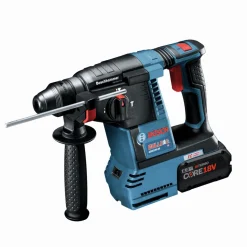 Factory Reconditioned Bosch Bulldog 18V Brushless Lithium-Ion 1 in. Cordless SDS-Plus Rotary Hammer Kit with 2 Batteries (8 Ah)