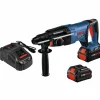Factory Reconditioned Bosch 18V EC Brushless SDS-Plus Bulldog 1 in. Cordless Rotary Hammer Kit with (2) CORE18V 8 Ah High Power Batteries