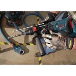Factory Reconditioned Bosch 18V EC Brushless SDS-Plus Bulldog 1 in. Cordless Rotary Hammer Kit with (2) CORE18V 8 Ah High Power Batteries