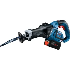 Factory Reconditioned Bosch 18V EC Brushless Lithium-Ion 1.25 in. Cordless Stroke Multi-Grip Reciprocating Saw Kit (8 Ah)