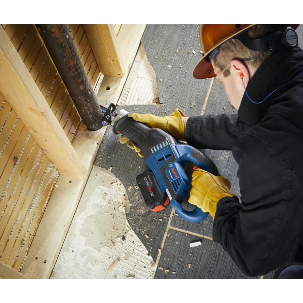 Factory Reconditioned Bosch 18V EC Brushless Lithium-Ion 1.25 in. Cordless Stroke Multi-Grip Reciprocating Saw Kit (8 Ah)