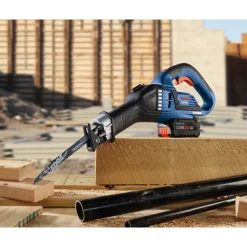 Factory Reconditioned Bosch 18V EC Brushless Lithium-Ion 1.25 in. Cordless Stroke Multi-Grip Reciprocating Saw Kit (8 Ah)