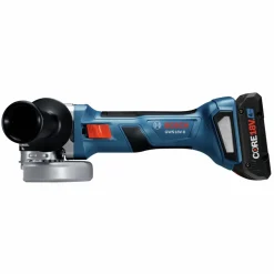 Factory Reconditioned Bosch 18V Brushless Lithium-Ion 4-1/2 in. Cordless Angle Grinder Kit (4 Ah)