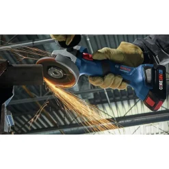 Factory Reconditioned Bosch 18V Brushless Lithium-Ion 4-1/2 in. Cordless Angle Grinder Kit (4 Ah)