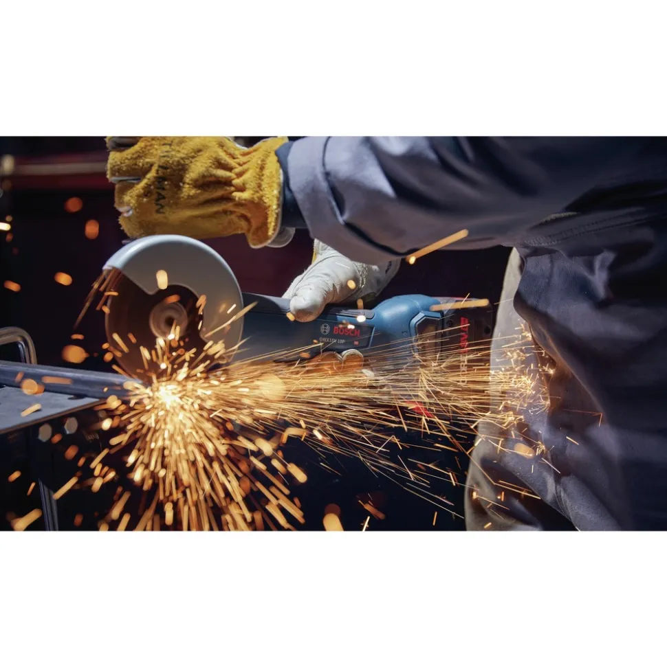 Factory Reconditioned Bosch 18V Brushless Lithium-Ion 4-1/2 - 5 in. Cordless X-LOCK Angle Grinder with No Lock-On Paddle Switch (Tool Only)