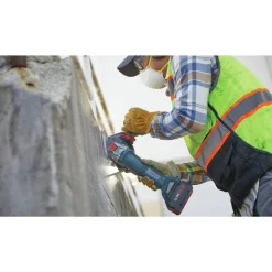 Factory Reconditioned Bosch 18V Brushless Lithium-Ion 4-1/2 - 5 in. Cordless X-LOCK Angle Grinder with No Lock-On Paddle Switch (Tool Only)