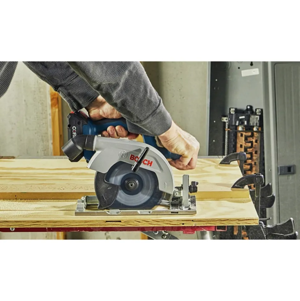 Factory Reconditioned Bosch 18V Brushless Lithium-Ion Blade-Right 6-1/2 in. Cordless Circular Saw (Tool Only)