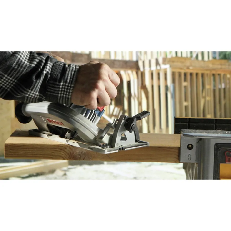 Factory Reconditioned Bosch 18V Brushless Lithium-Ion Blade-Right 6-1/2 in. Cordless Circular Saw (Tool Only)