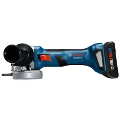 Factory Reconditioned Bosch 18V Lithium-Ion Brushless 4-1/2 in. Cordless X-LOCK Angle Grinder Kit (4 Ah)