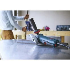 Factory Reconditioned Bosch 120V 4-1/2 in. Ergonomic Corded Angle Grinder with Lock-On Paddle Switch