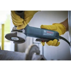 Factory Reconditioned Bosch 120V 4-1/2 in. Ergonomic Corded Angle Grinder with Lock-On Paddle Switch