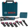 Factory Reconditioned Bosch 5.5 Amp StarlockMax Oscillating Multi-Tool Kit with 8-Pc Accessory Kit