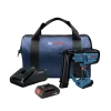 Factory Reconditioned Bosch 18V Lithium-Ion Brushless Cordless 18-Gauge Brad Nailer Kit (2 Ah)