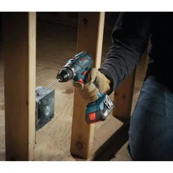 Factory Reconditioned Bosch 18V Lithium-Ion 1/2 in. Cordless Hammer Drill Driver Kit (2 Ah)