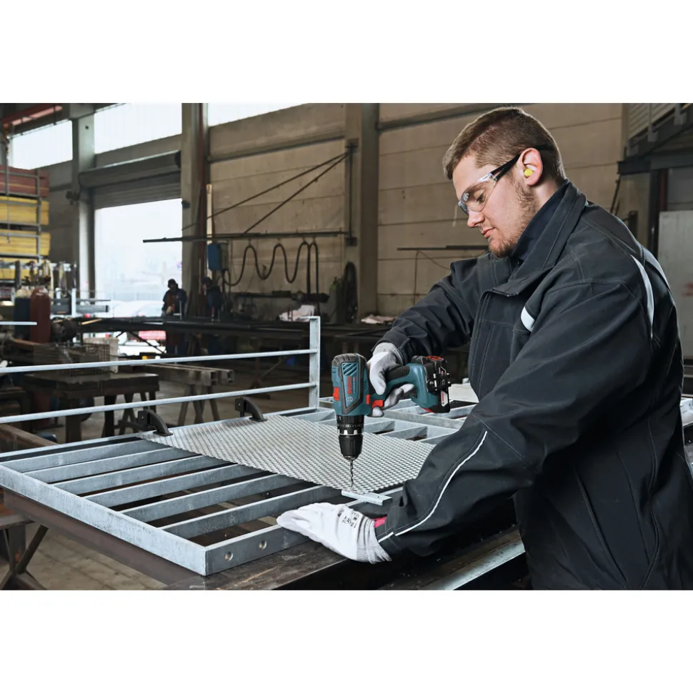 Factory Reconditioned Bosch 18V Lithium-Ion 1/2 in. Cordless Hammer Drill Driver Kit (2 Ah)