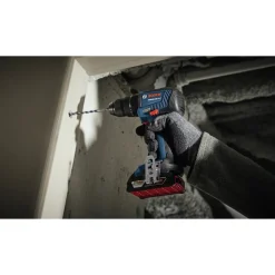 Factory Reconditioned Bosch 18V Brushless Lithium-Ion 1/2 in. Hammer Drill Driver and 1/4 in. and 1/2 in. 2-in-1 Bit/Socket Impact Driver Combo Kit with 2 Batteries (2 Ah)