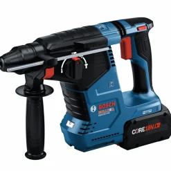 Factory Reconditioned Bosch 18V Lithium-Ion Brushless Connected 1 in. Cordless SDS-Plus Bulldog Rotary Hammer with 2 Batteries (8 Ah)