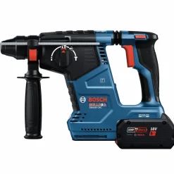 Factory Reconditioned Bosch 18V Lithium-Ion Brushless Connected 1 in. Cordless SDS-Plus Bulldog Rotary Hammer with 2 Batteries (8 Ah)