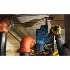 Factory Reconditioned Bosch 18V Lithium-Ion Brushless Connected 1 in. Cordless SDS-Plus Bulldog Rotary Hammer with 2 Batteries (8 Ah)