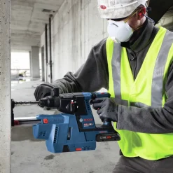 Factory Reconditioned Bosch 18V Brushless Lithium-Ion 1 in. Cordless SDS-Plus Bulldog Rotary Hammer Kit with 2 Batteries (4 Ah)