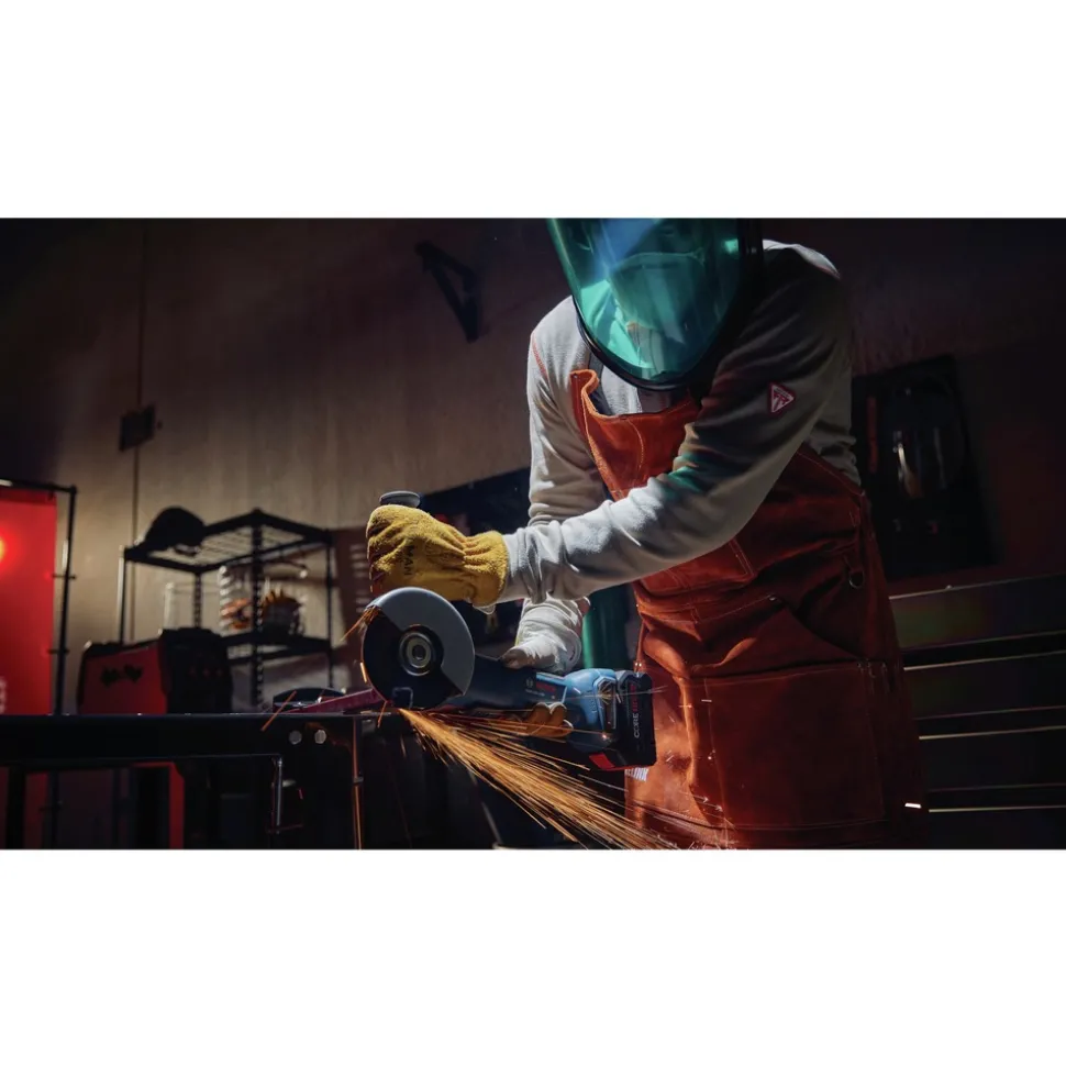 Factory Reconditioned Bosch 18V Brushless Lithium-Ion 4-1/2 - 5 in. Cordless Angle Grinder with Paddle Switch (Tool Only)