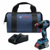 Factory Reconditioned Bosch 18V EC Brushless Lithium-Ion 1/4 in. and 1/2 in. Cordless Two-In-One Socket Impact Driver Kit (4 Ah)