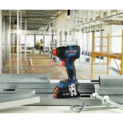 Factory Reconditioned Bosch 18V EC Brushless Lithium-Ion 1/4 in. and 1/2 in. Cordless Two-In-One Socket Impact Driver Kit (4 Ah)