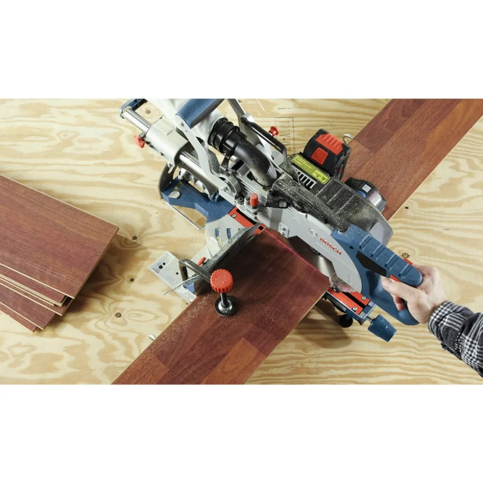 Factory Reconditioned Bosch 18V Single-Bevel Slide 8-1/2 in. Cordless Miter Saw Kit (8 Ah)