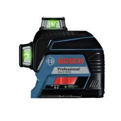 Factory Reconditioned Bosch 360 Degrees Green-Beam Three-Plane Leveling and Alignment-Line Laser