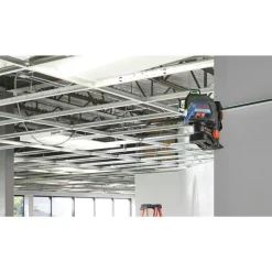 Factory Reconditioned Bosch 360 Degrees Green-Beam Three-Plane Leveling and Alignment-Line Laser