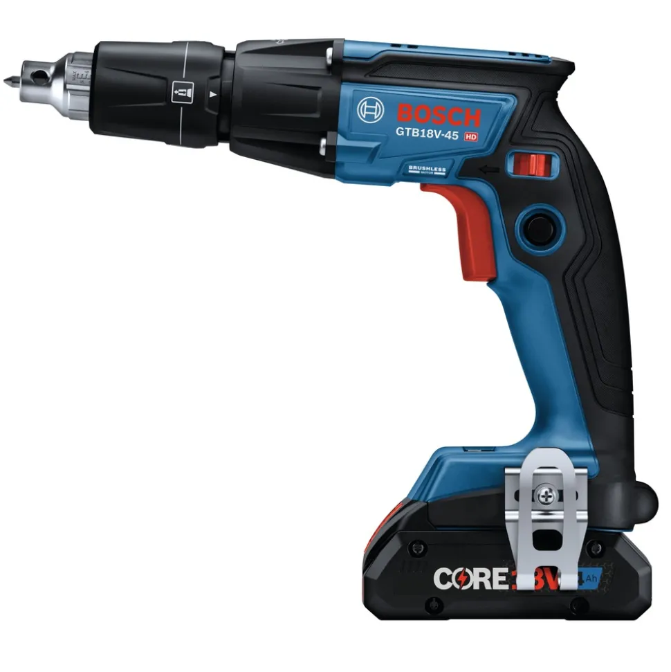 Factory Reconditioned Bosch 18V Brushless Cordless Screwgun and Cut-Out Tool Combo Kit with (2) CORE18V 4 Ah Advanced Power Batteries