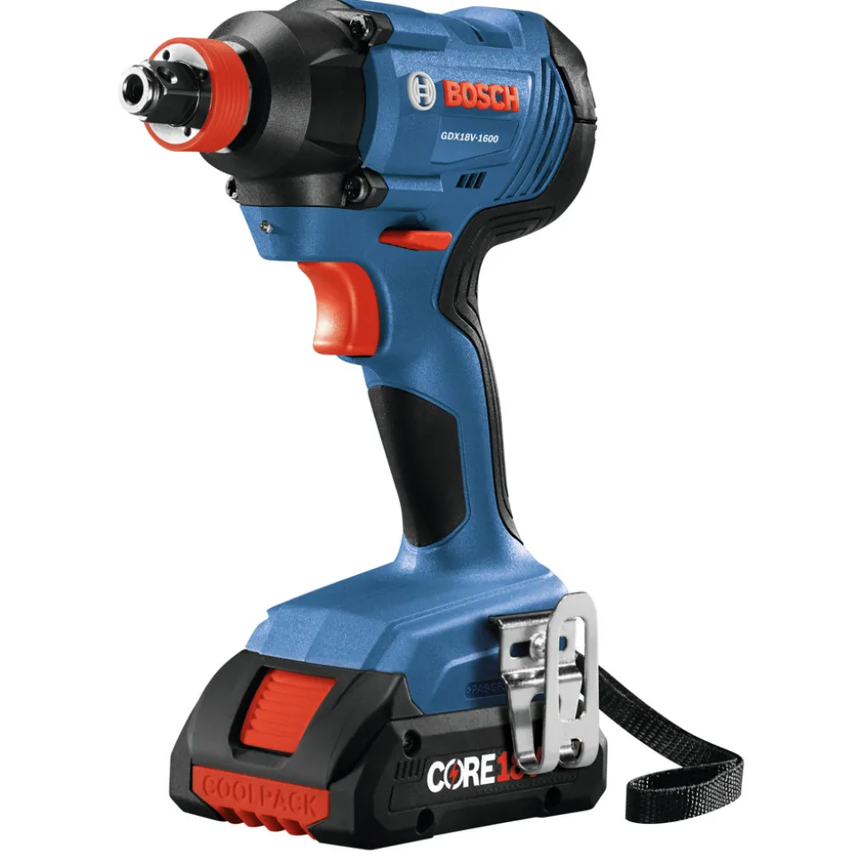 Factory Reconditioned Bosch 18V 1/2 in. Hammer Drill Driver and 2-in-1 Impact Driver Combo Kit (4 Ah)