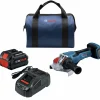 Factory Reconditioned Bosch 18V PROFACTOR Brushless Lithium-Ion 5 in. - 6 in. Cordless X-LOCK Angle Grinder Kit with No Lock-On Paddle Switch (8 Ah)