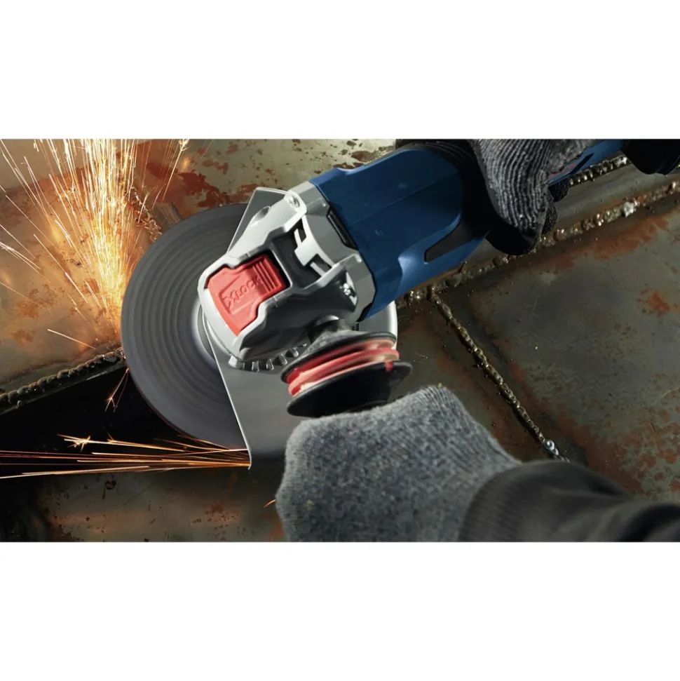 Factory Reconditioned Bosch 18V PROFACTOR Brushless Lithium-Ion 5 in. - 6 in. Cordless X-LOCK Angle Grinder Kit with No Lock-On Paddle Switch (8 Ah)