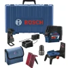 Factory Reconditioned Bosch 12V MAX Lithium-Ion 100 ft. Cordless Cross-Line Laser with Plumb Points Kit (2 Ah)