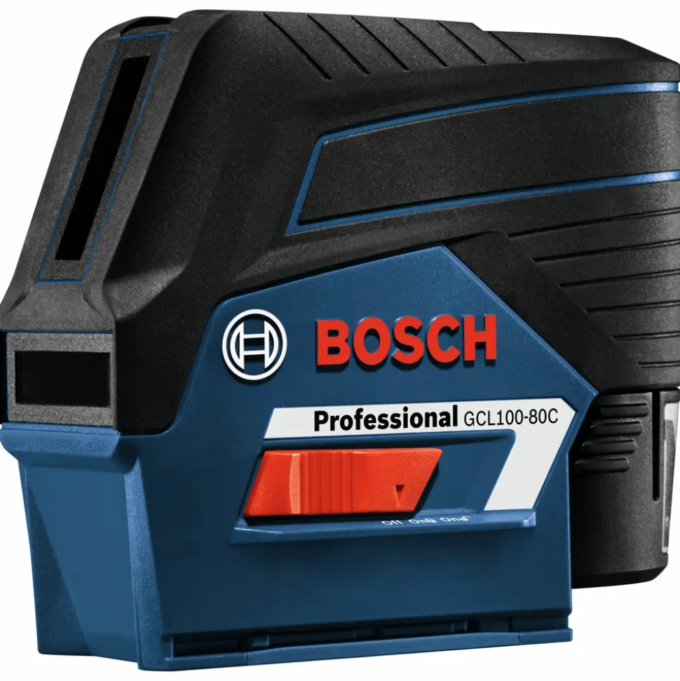 Factory Reconditioned Bosch 12V MAX Lithium-Ion 100 ft. Cordless Cross-Line Laser with Plumb Points Kit (2 Ah)
