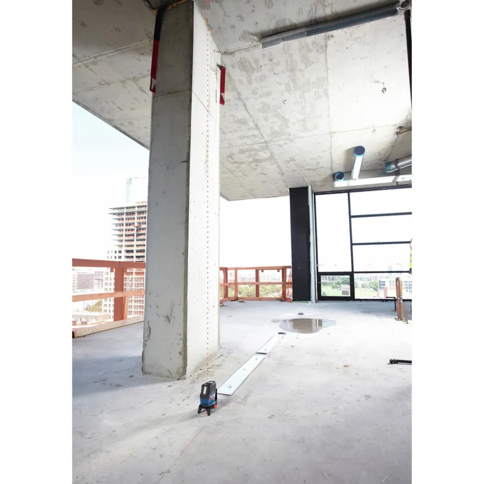 Factory Reconditioned Bosch 12V MAX Lithium-Ion 100 ft. Cordless Cross-Line Laser with Plumb Points Kit (2 Ah)