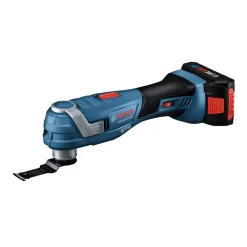 Factory Reconditioned Bosch 18V Brushless Lithium-Ion Cordless StarlockPlus Oscillating Multi-Tool Kit (4 Ah)