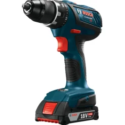 Factory Reconditioned Bosch 18V Lithium-Ion Compact Tough 1/2 in. Cordless Drill Driver Kit (2 Ah)