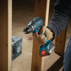 Factory Reconditioned Bosch 18V Lithium-Ion Compact Tough 1/2 in. Cordless Drill Driver Kit (2 Ah)