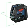 Factory Reconditioned Bosch Green-Beam Self-Leveling Cross-Line Laser with Plumb Points