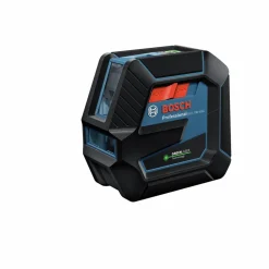 Factory Reconditioned Bosch Green-Beam Self-Leveling Cross-Line Laser with Plumb Points