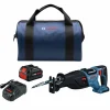 Factory Reconditioned Bosch 18V PROFACTOR Brushless Lithium-Ion 1-1/8 in. Cordless Reciprocating Saw Kit (8 Ah)