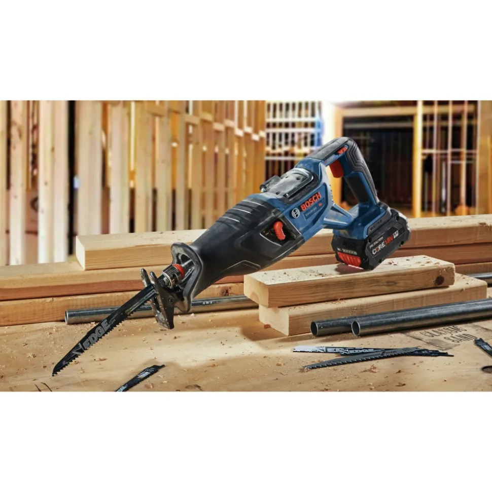 Factory Reconditioned Bosch 18V PROFACTOR Brushless Lithium-Ion 1-1/8 in. Cordless Reciprocating Saw Kit (8 Ah)