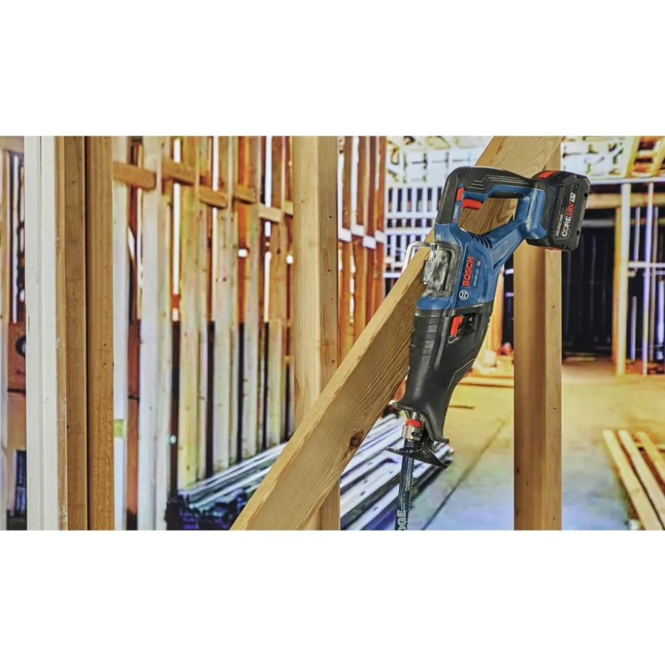 Factory Reconditioned Bosch 18V PROFACTOR Brushless Lithium-Ion 1-1/8 in. Cordless Reciprocating Saw Kit (8 Ah)