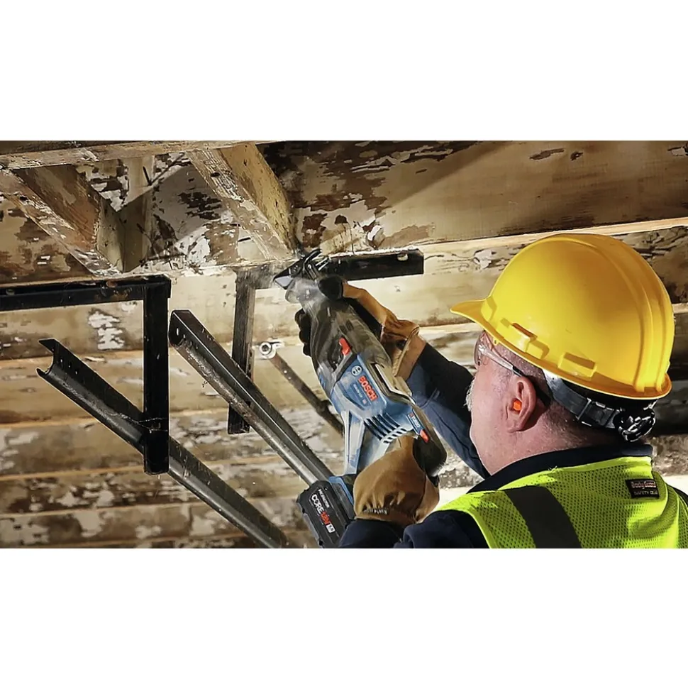 Factory Reconditioned Bosch 18V PROFACTOR Brushless Lithium-Ion 1-1/8 in. Cordless Reciprocating Saw Kit (8 Ah)