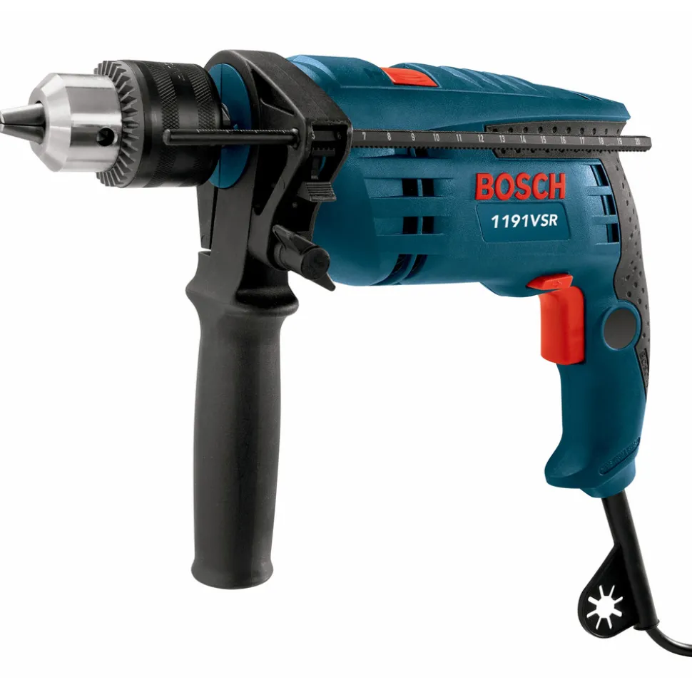 Factory Reconditioned Bosch 7 Amp Single Speed 1/2 in. Corded Hammer Drill