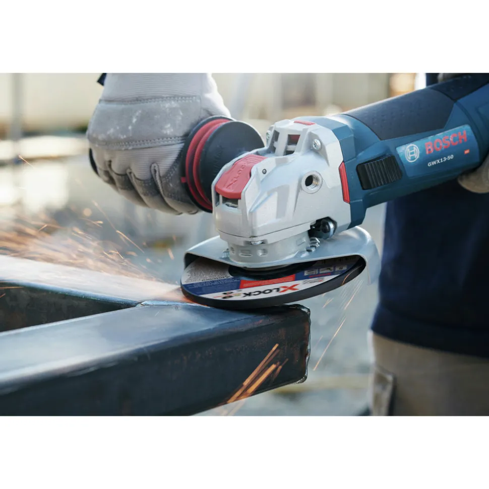 Factory Reconditioned Bosch 120V 10 Amp X-LOCK Ergonomic 4-1/2 in. Corded Angle Grinder